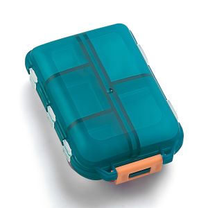Compact Pill Organizer With Lid Interior Design Ideal For Elderly Patients On The Go