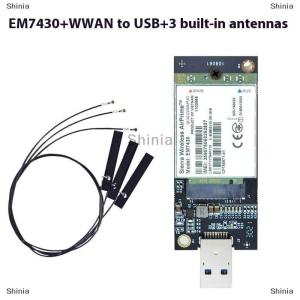 [COD] Shinia 1ชุดการ์ด4G 300Mbps WWAN EM7455ไร้สาย1103582 fdd tdd LTE Cat6 NGFF M.2โมดูล4G สำหรับแล็ปท็อปและเราเตอร์4G