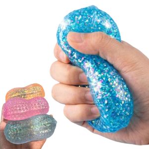 SPARAK Anti-stress Peanut Shape Squeeze Toy Soft Slow Rebound Stress Relief Toy Gifts Sensory Toy