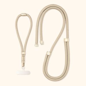 MIIQNUS Adjustable Length Mobile Phone Lanyard Neck Hanging Switchable 3-in-1 Phone Chain Rotating Buckle Wrist Strap Crossbody Phone Strap Men Women