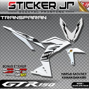 SJP Striping Transparan Supra GTR - Sticker List Variasi Motor Honda Supra GTR 150 R Sudah Cutting 05