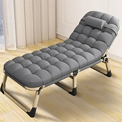 【COD】Kursi Panjang/Folding Bed dengan kasur/Kursi Malas Lipat/Ranjang Lipat Portable/Kursi Malas Portabel Untuk Rumah dan Kantor