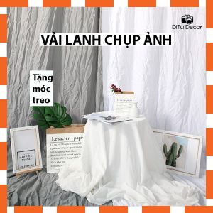 Vải thô đũi vải xô chụp ảnh [TẶNG MÓC] - chất đũi làm phông nền chụp hình làm background livestream -MOCHI BC