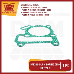 Paking Blok Boring Bawah JUPITER Z (PSP) Gasket BB Packing AJS Block Seher Seker Crypton Vega R New