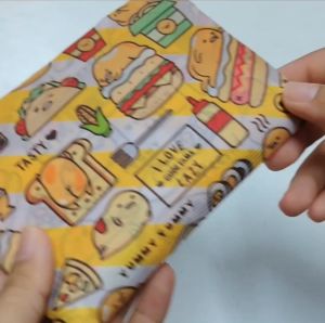 Foldable Groceries Bag Reusable Shopping Bag Washable Eco Friendly Bag Beg Guna Semula 防水折叠购物袋