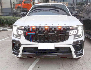 Mặt Ca Lăng Everest 2022 2023 2024 2025 2026 Kiểu Body Victor Đen Bóng - Độ Ca Lăng Ford Everest