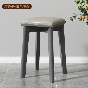LZD Solid Wood Stool a Wooden Bench PCs Stackable Chinese Living Room Home Square Stool a Wooden Bench Solid Internet Celebrity Log Dining Stool Chair