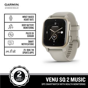 Đồng hồ thông minh Garmin Venu® Sq 2 – Music Edition_Mới hàng chính hãng