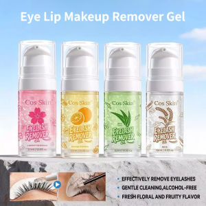 Eye Lip Makeup Remover Gel Waterproof Gentle Cleansing Jelly Makeup Cleanser 10ML Travel Size