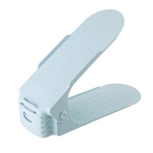 【Bundle of 2】Storage Shoe Rack Household Double Plastic Shoe Tray Wardrobe Shoe Storage Rack