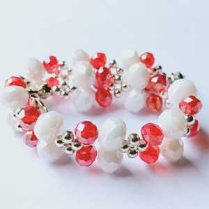 Konektor Masker Hijab Kristal: Pengikat Strap Masker Tali Pengait Sambungan Cantolan Edisi Merah Putih