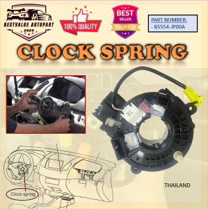 💫MALAYSIA READY STOCK💫NISSAN TEANA J32 MURANO JUKE ALMERA NAVARA NP300 CLOCK SPRING STEERING SPIRAL CABLE SWITCH AIR HORN