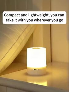 Baby light Bedside Led Night Lights Dimmable Charging Desktop Night Lamps Bedroom Bedside Lighting Decoration Touch Reading Led Table Lamps