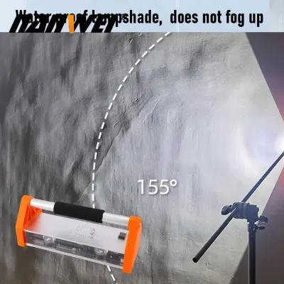 NANWEI LED Wall Inspection Light Dual Head Acceptance Lamp for Wall Polishing Finishing Auxiliary 26W 2200LM 120°x5° Irradiation Angle