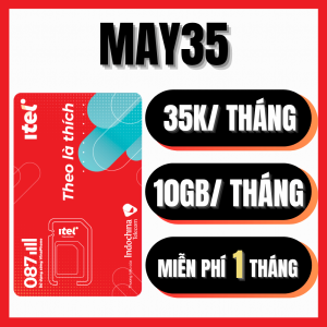 Sim 4G 5G Vinaphone Itel Truy Cập 10GB/Tháng Full Tốc Độ Gọi Thoải Mái Miễn Phí Tháng Đầu Dùng Ngay Không Cần Nạp MAY35 | FREESHIP - CHƯA KÍCH HOẠT