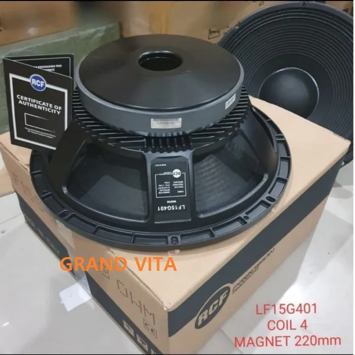 SPEAKER RCF LF 15G401 15 INCH VOICE COIL INCH BARU KARAKTER MID