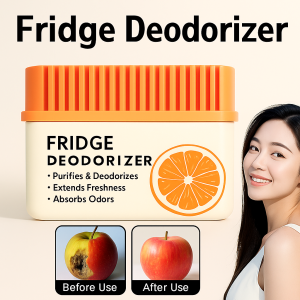 🌿 Odor Elimination Expert 🌿 Refrigerator Deodorizer Box Activated Carbon Fridge Odor Remover Air Purifier Absorb Smell Freshener Kitchen Smell Eliminator Food Safe Cleaner