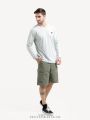 KWITAN Kaos Basic Stripe Salur GREY. 