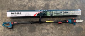 เลื่อยกิ่งไม้เสาสูง บาร์โซ่8นิ้ว แบตเตอรี่ (ไร้สาย ไม่ต้องเติมน้ำมัน) BERALA 8J314B (ขดลวดทองแดงแท้)