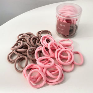 F4 Ikat Rambut Kain Warna Warni Karet Kunciran Rambut Kecil isi 50pcs +Box Elastic Hair Bands ISB002