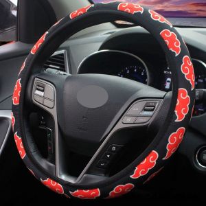 Naruto Steering Wheel Covers Anime Akatsuki Steering Wheel Protector Anti Slip Universal Handlebar Covers Car InteriorAccessorie2026