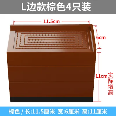 Heavy Duty Bed Risers Chair Leg Extenders Bed Risers Bed Risers Heavy Duty Adjustable Furniture Risers Stackable Desk Lifts Leg Extenders with Anti Slip Pad for Table Couch Sofa Chair Bed Frame Foot Accessories Stackable Leg Extenders