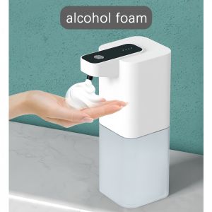 Automatic Sensor Alcohol Dispenser Touchless Soap Sprayer Auto Hand Alchohol Dispenser for Bathroom Kitchen Home 400ml USB Charging