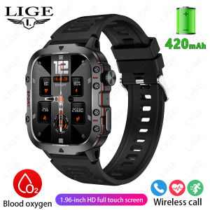 Lige 2023 IPS Màn hình HD 420mAh pin đồng hồ thông minh nam giới và phụ nữ cuộc gọi Bluetooth 100 + Thể Thao multifuntional Bộ theo dõi sức khỏe