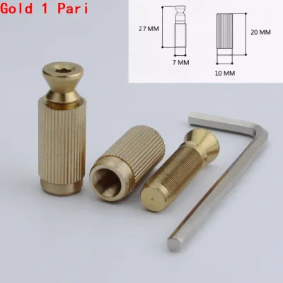 GUYKER สตั๊ดมีเกลียวสลักคุณภาพสูง1คู่และสมอสำหรับ GOTOH GE1996T / 510TS Tremolo System Bridge กีตาร์อุปกรณ์