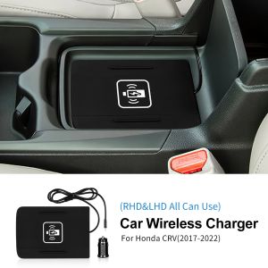 For Honda CRV 17-22 Car Wireless Charger Wireless 15W Car Charger Phone Holder Automobile Accessories