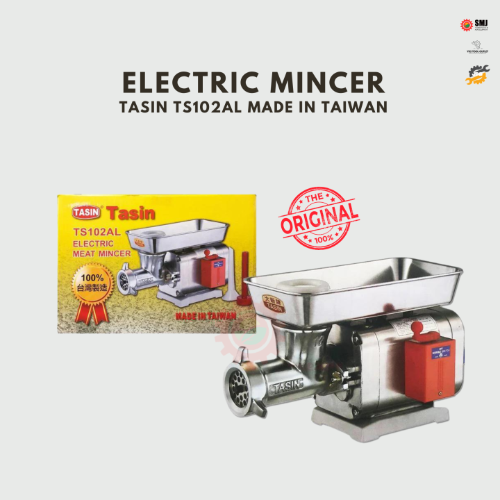 Tasin TS-102AL Stainless Electric Meat Mincer Grinder Local