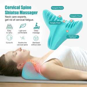 tokomumer BANTAL LEHER pijit terapi leher neck massage pillow neck shoulder stretcher relaxer B022