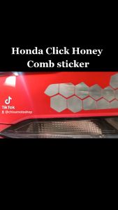 Honda click honey comb sticker