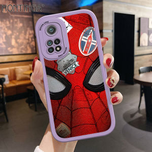 Hontinga Casing Case For Xiaomi MI 10T Pro 10T MI 10 5G Case Cute Marvel Spider Man leather Soft Silicone Phone Case Full Cover Camera Protection Cases Shockproof Back Cover Phone Casing Softcase For Girls