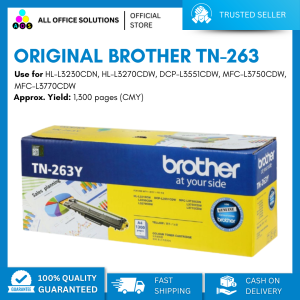 Original Brother TN-263 Genuine Toner use for (BKCMY) HL-L3230CDN DCP-L3551CDW MFC-L3750CDW TN263
