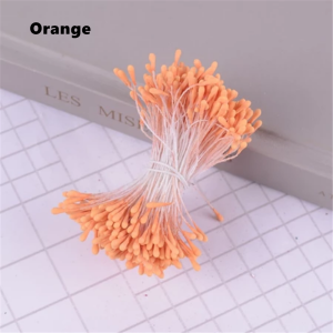 400pcs Flowers Stamen 6mm DIY Artificial Flowers Wreath for Wedding Party Home Decor Flower Core