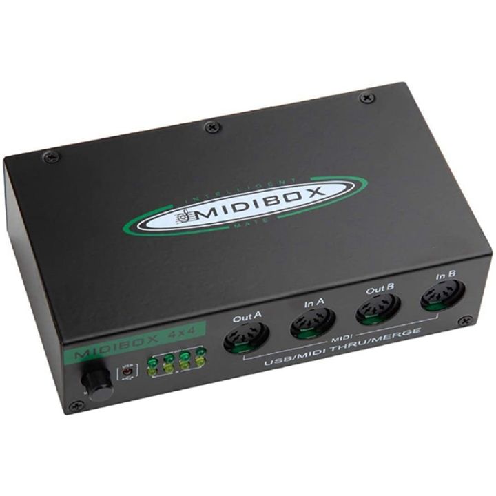 MIDI Box Musical Instruments USB MIDI Interface Merge Thru Box 64 MIDI ...