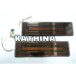 Lampu Rem Belakang Mobil Truk 24V 46cm Stop Lamp LED Universal