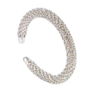 Open inlaid diamond threaded round bracelet simple light luxury bracelet temperament personality all match Tahan lama