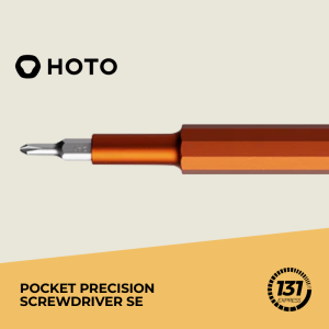 HOTO Pocket Precision Screwdriver SE – 5-in-1 Magnetic Storage Aluminum Body Ultra-Light 18g