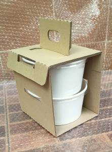 ชุดปิ่นโตถวายพระ ชุดปิ่นโตถวายเพลพระ 4 ชั้น ถ้วยกระดาษชานอ้อยพร้อมฝาปิด สำหรับใส่อาหาร ย่อยสลายได้