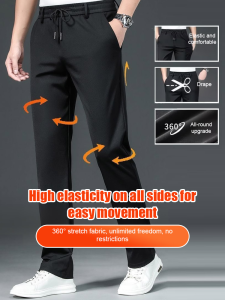 Pants Elasticity Business Pants Good Elasticity Wearable Warm and Cozy Suitable for a Wide Range of People