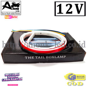 Lampu LED Bagasi Mobil 120cm 12 Volt / Lampu Belakang Led Tail Trunk RGB / Lampu Bagasi 60 LED 12V