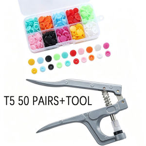 50/100pcs Four-Button Fastenings For Baby Clothes Candy-Coloured Resin Button Sets Seam-Free Nail Buckle