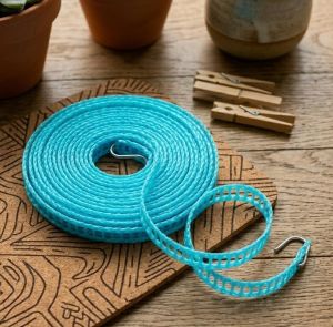 CS Tali Jemuran Pakaian 5 Meter dan 3 Meter Super Praktis Gantungan Baju Clothes Line + Hook / Tambang Gantungan Baju 5M & 3M