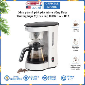 Máy pha cà phê pha trà tự động Drip thương hiệu Mỹ cao cấp HiBREW H12 - Công suất 700W - Hàng nhập khẩu