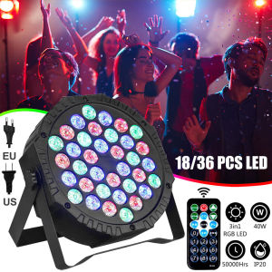 Lampu Par Lampu Disco LED 18 & 36 LED (ADA REMOT)Lampu Sorot