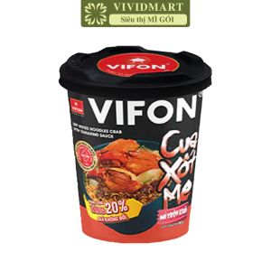 [LY LẺ] - VIFON - Mì ly trộn khô Vifon 2 vị: Cua sốt me Tôm cháy tỏi mì Vifon ly trộn mì ly trộn Vifon ăn liền (75g/ly)