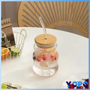 YoPo 530ml 650ml Drinking Cups Heat-resistantn Coffee Milk Tea Cup 410ml Creative Clear Vintage Fluted