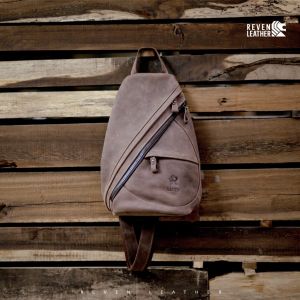 Tas Selempang Pria REVEN MIRAGE SLINGBAG Cowok Kulit Sapi 100% Distro Import Keren Murah Terbaru
